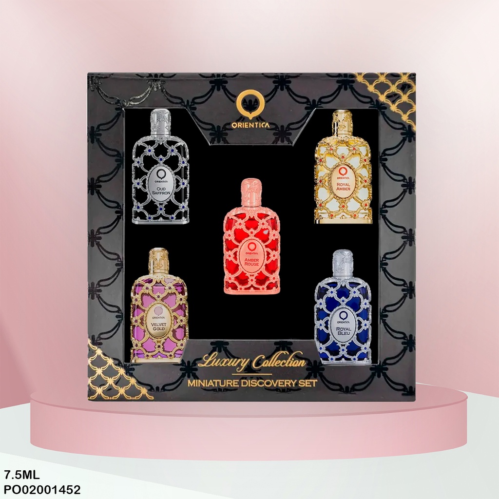 ESTUCHE 5 PERFUMES ORIENTICA LUXURY COLLECTION UNISEX