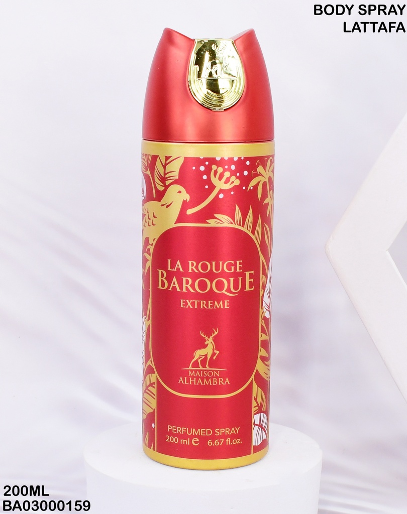 BODY SPRAY LA ROUGE BAROQUE MAISON ALHAMBRA 200ML