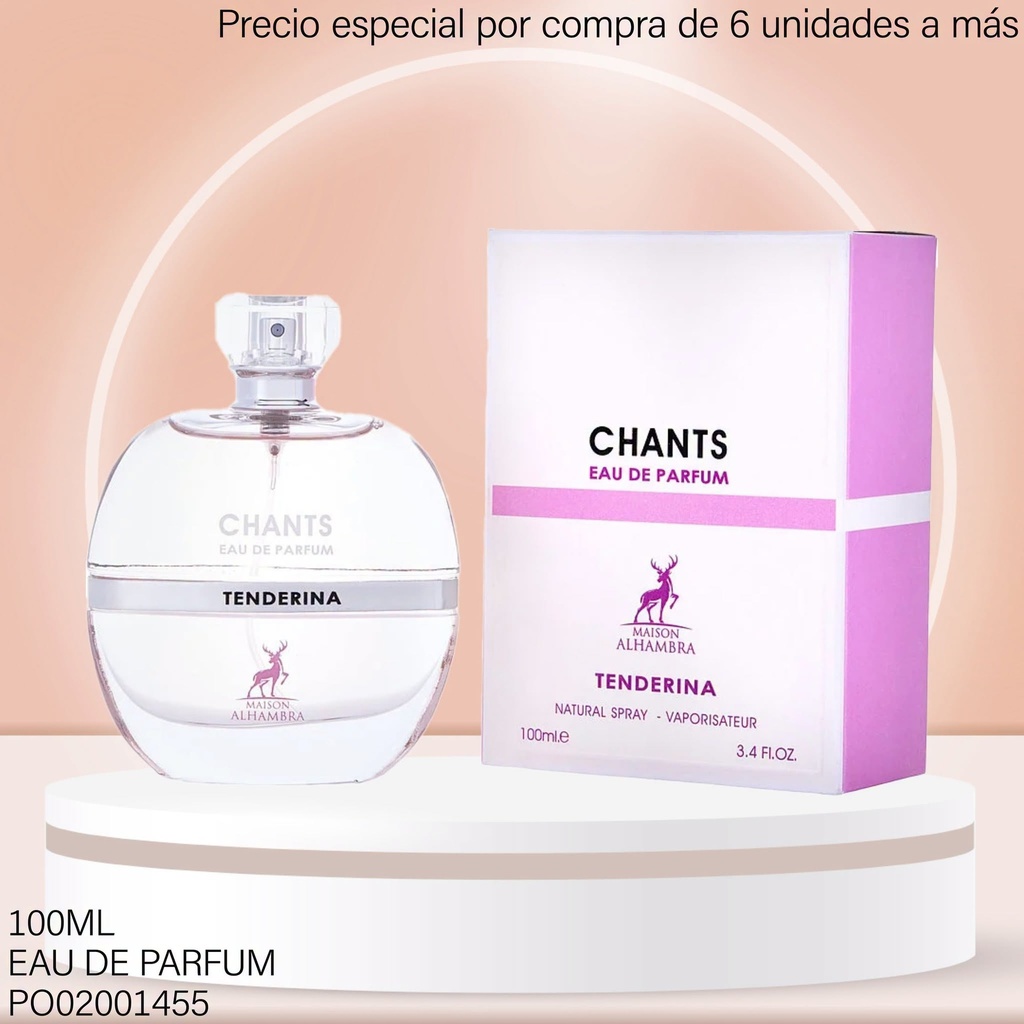 PERFUME CHANTS TENDENCIA MAISON ALHAMBRA EDP 100ML