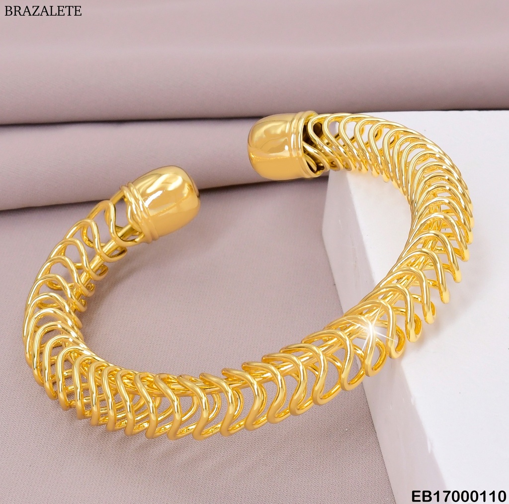 BRAZALETE CALADO LINEA LISA CENTRO K4350-212