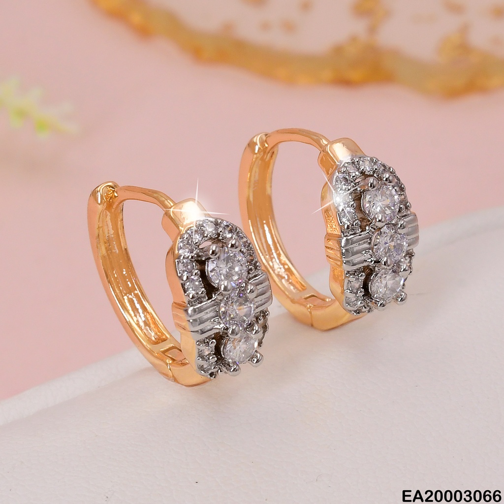 ARETES HUGGIES RECTANGULO ZIRCONIAS EE1669-291
