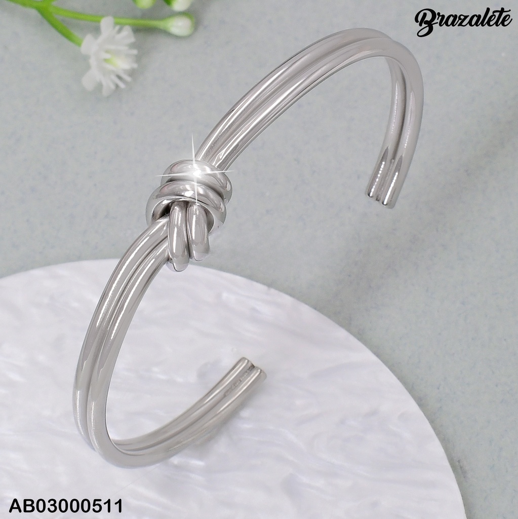 BRAZALETE PLAT DOBLE/NUDO DOBLE KB184900