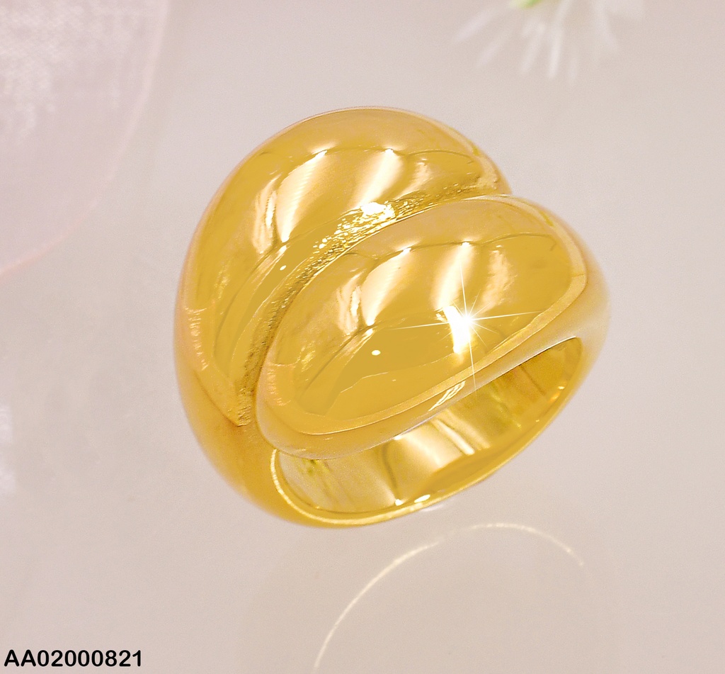 ANILLO DORADO EXTREMOS ENCONTRADOS KR110668-K