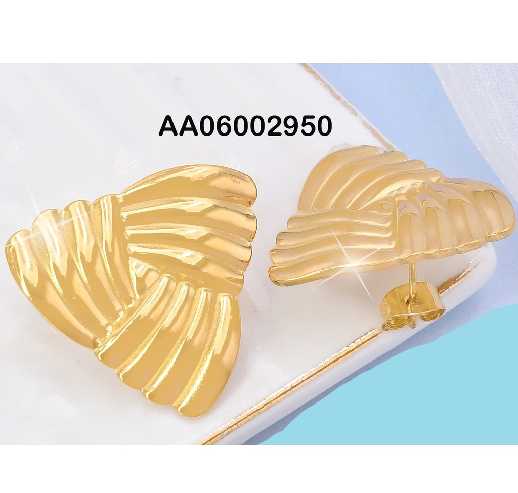 ARETES TOPOS 3 TRIANGULOS A RAYAS EA877-277