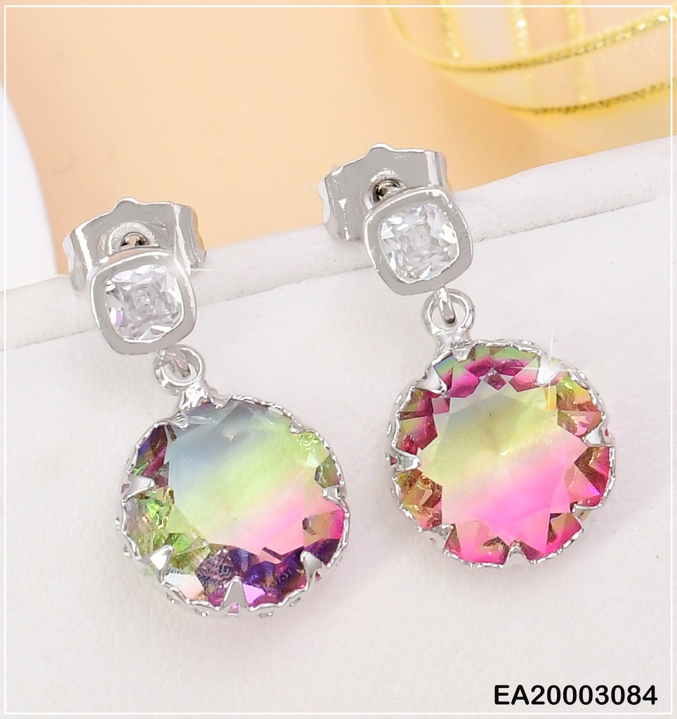 ARETES PLAT. ZIRCONIA◽C/ZIRCONIA RD TORNASOL EE936-3