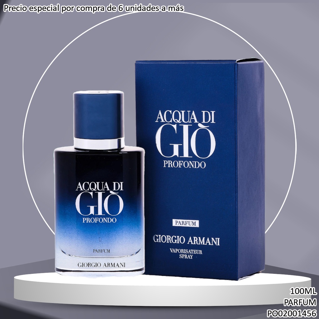 PERFUME ACQUA DI GIO PROFONDO PARFUM GIORGIO ARMANI EDP 100ML