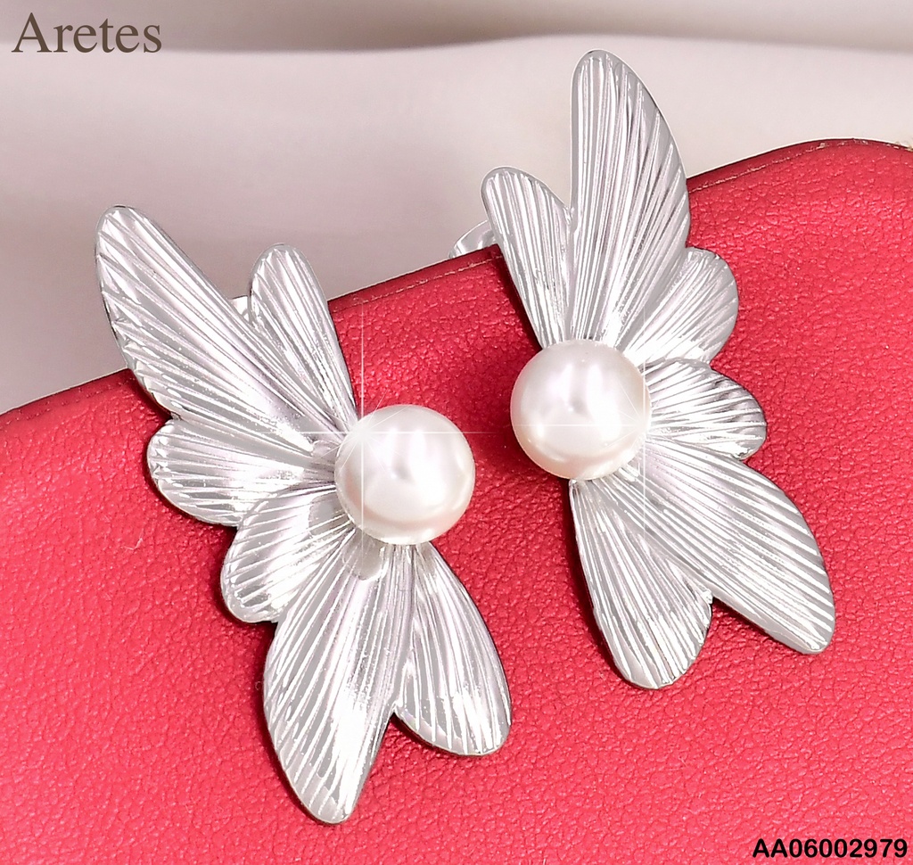 ARETES COLGAR LAZO C/PERLA CENTRO KE113941