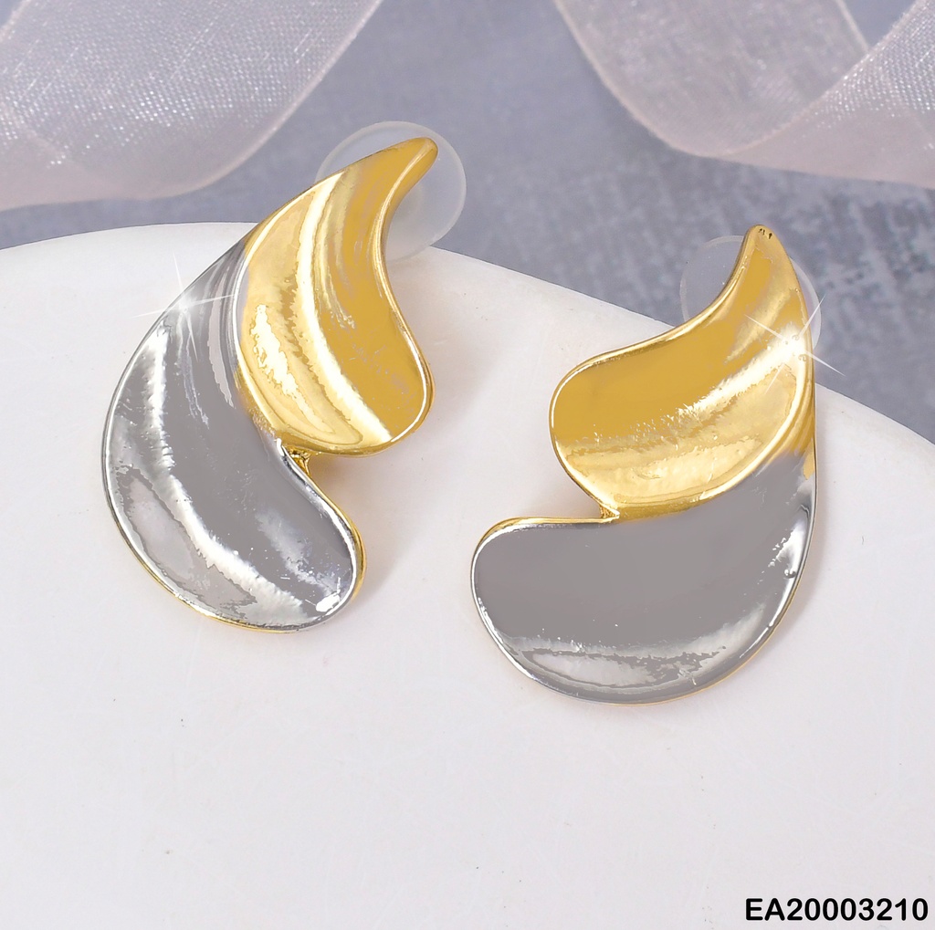 ARETES DOBLE CURVA BICOLOR EE1934-130