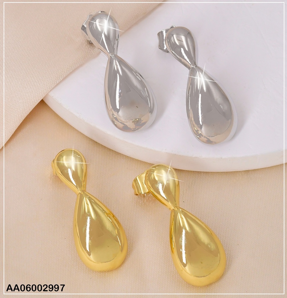 ARETES PEQ  DOBLE GOTA PQ/MD  F4819-666O COL SURT