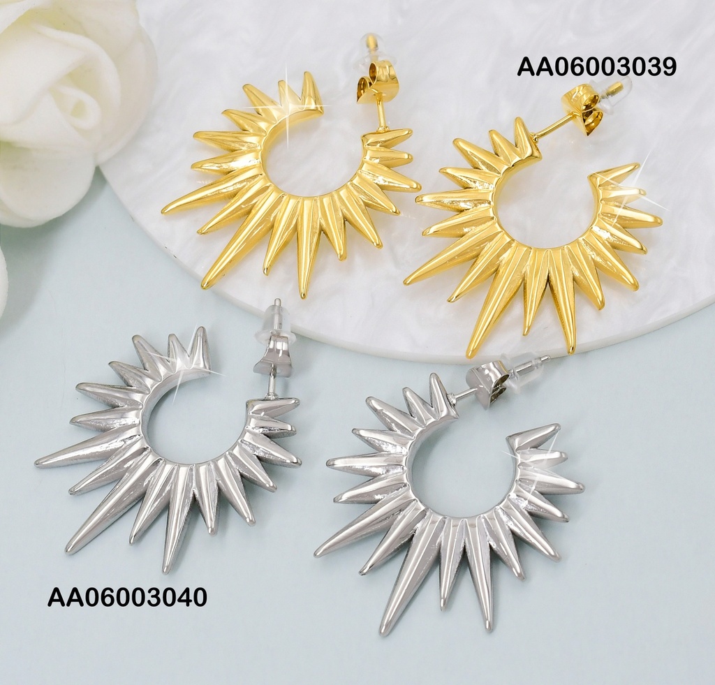 ARETES PLAT. CROQUI SOL ABIERTO KE113877