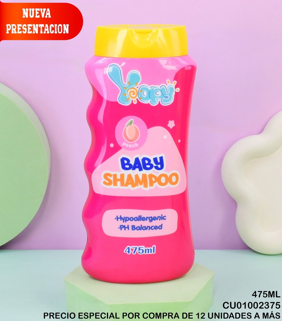BABY SHAMPOO YOPY DURAZNO 475ML