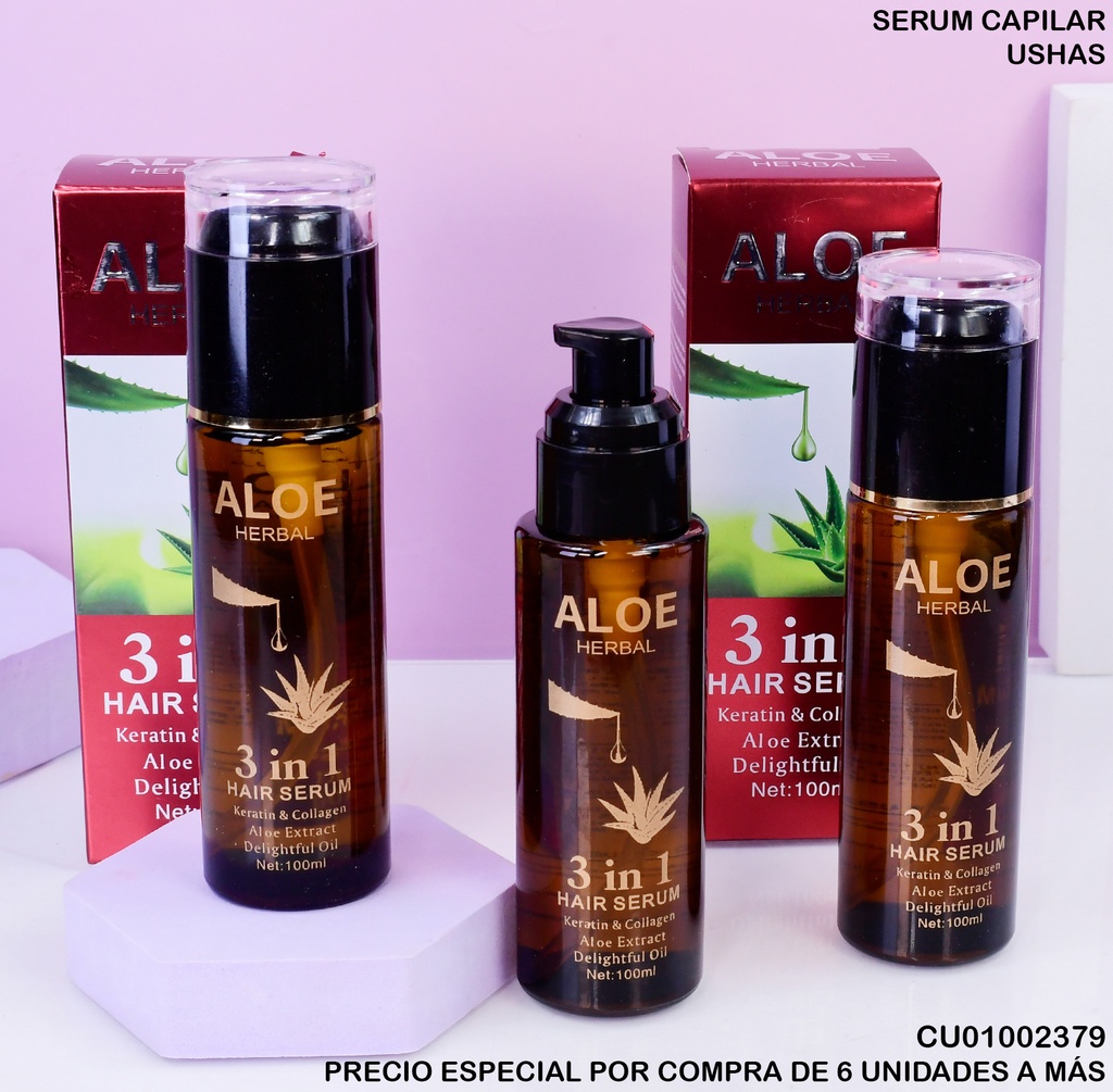 SERUM 3EN1 VITAMINA ALOE HERBAL 100ML AGILISE