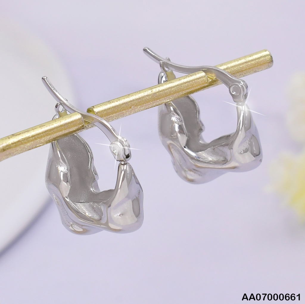 ARGOLLAS PLAT.CUADROS ANCHAS RELIEVE KE110104
