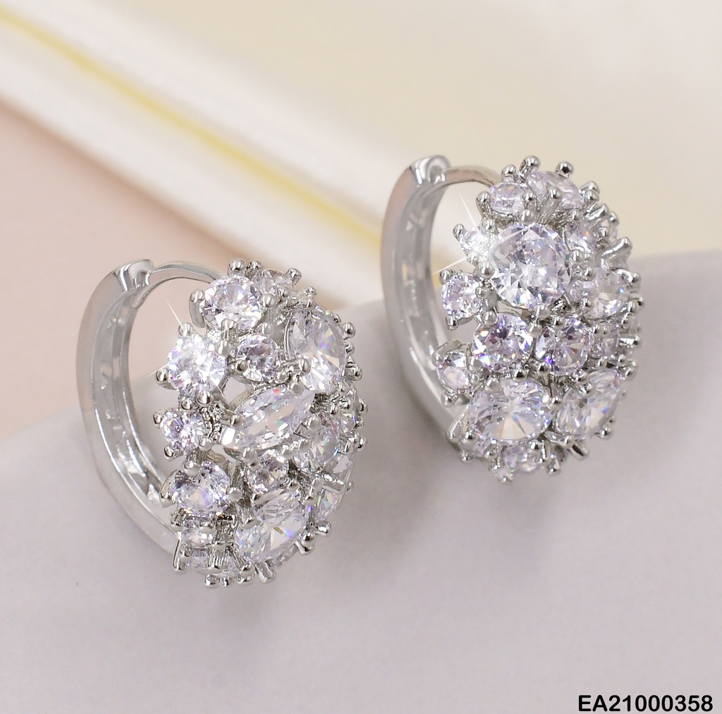 ARGOLLAS PLAT OVALO ZIRC RD EE948-3