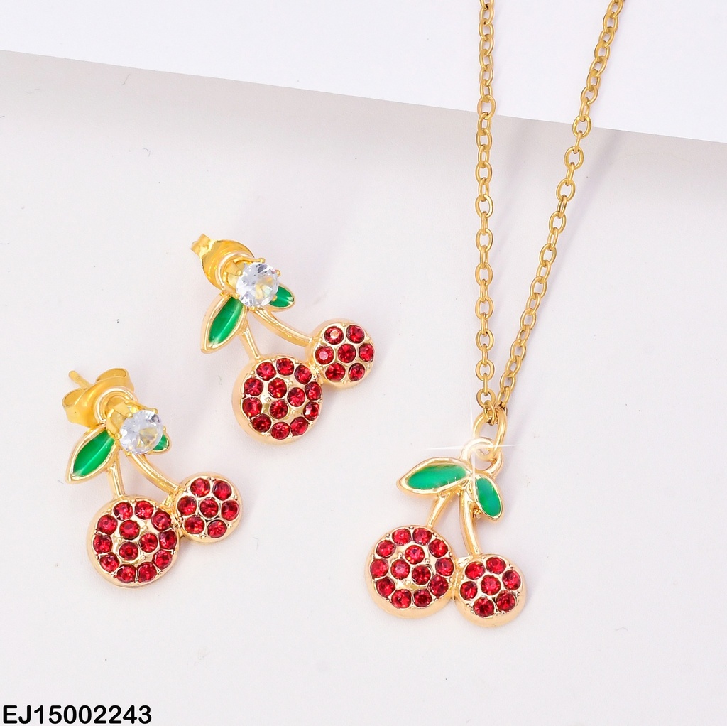 JUEGO CEREZAS ZIRCONIAS SE823-5 F9608-100