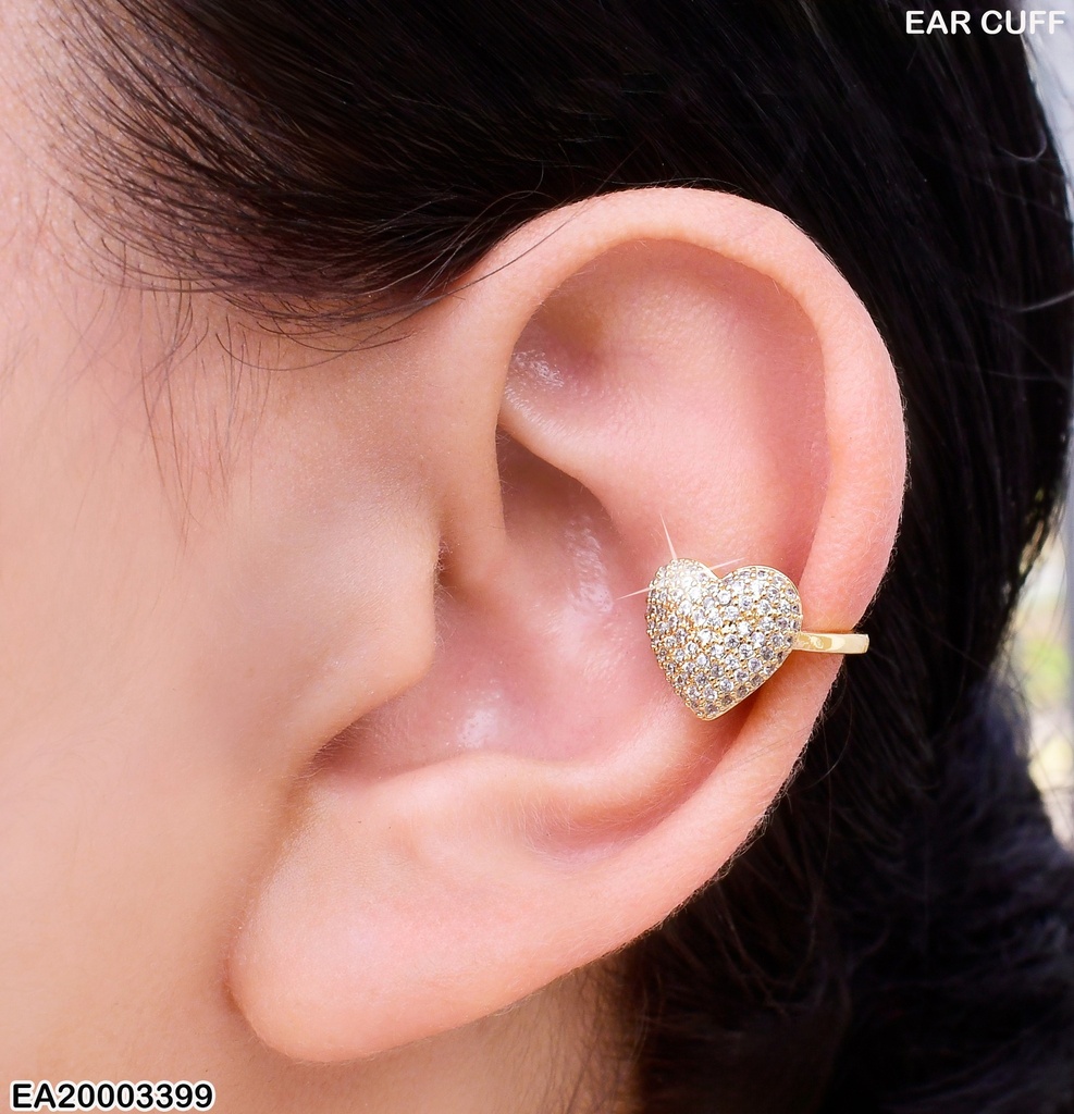 ARETES EAR CUFF DOR CORAZON ZIRC. EE1709-294