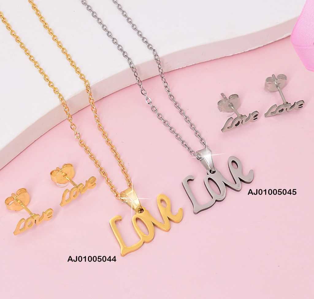 JUEGO DOR PALABRA "LOVE" SA692-143 EC.