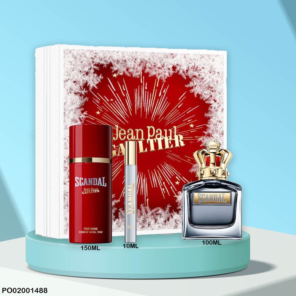 ESTUCHE PERFUMES SCANDAL JEAN PAUL GAULTIER 3PCS