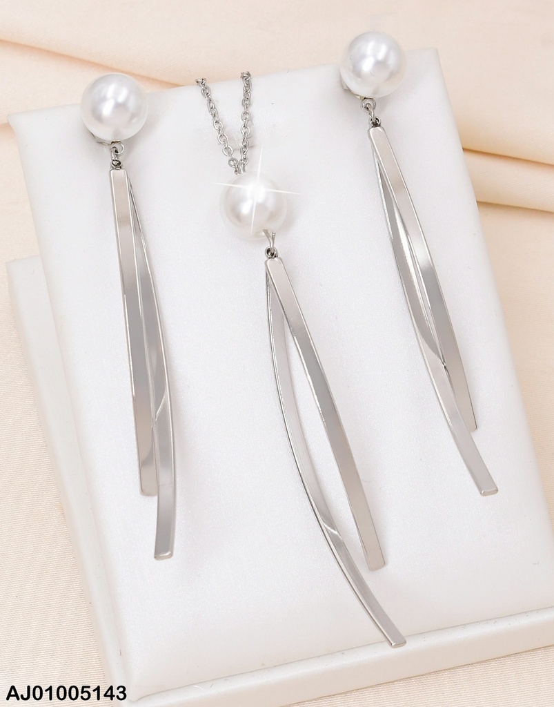 JUEGO PLAT LINEAS LISAS/ PERLA PART SUP SA611-45