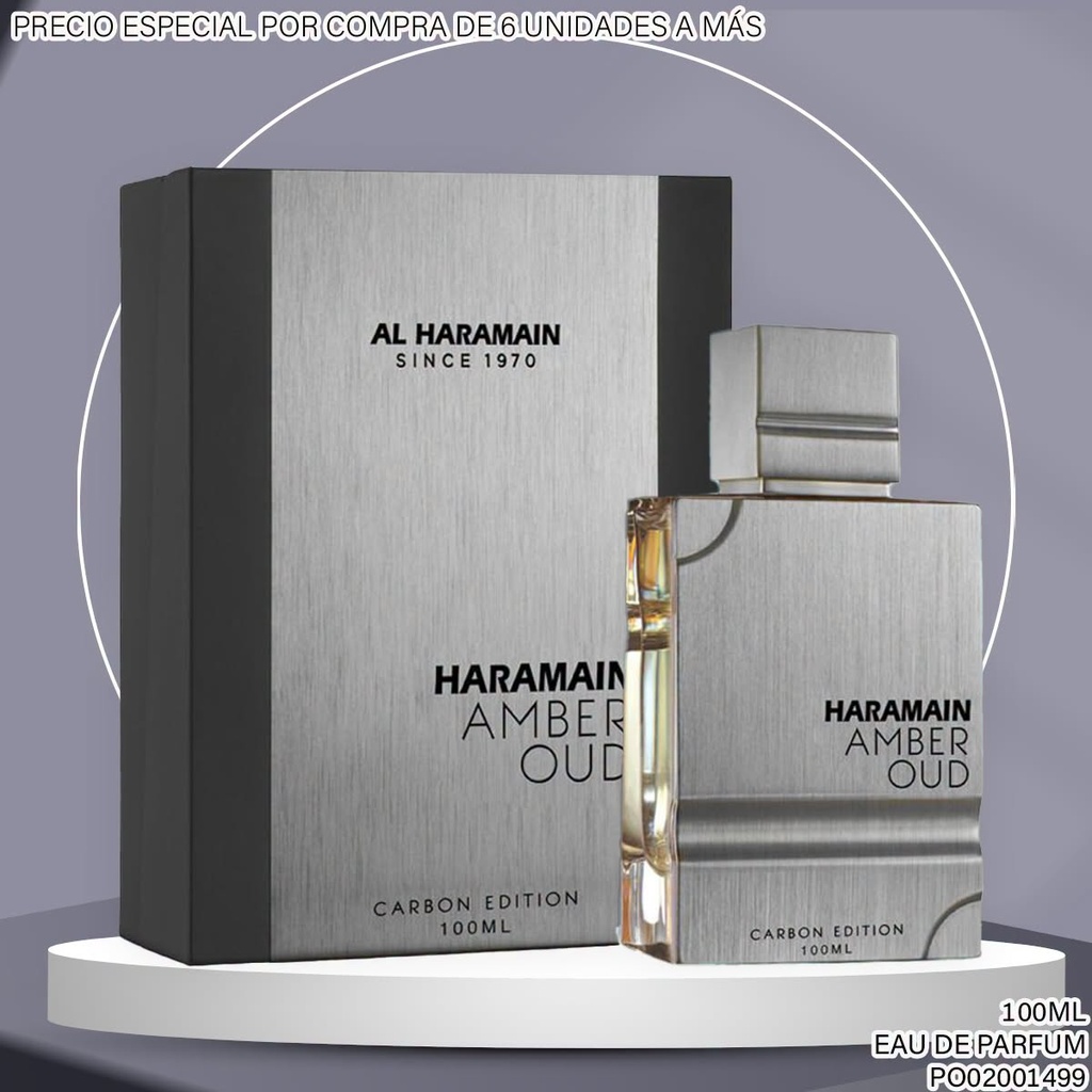 PERFUME AL HARAMAIN AMBER OUD CARBON UNISEX 100ML EDP