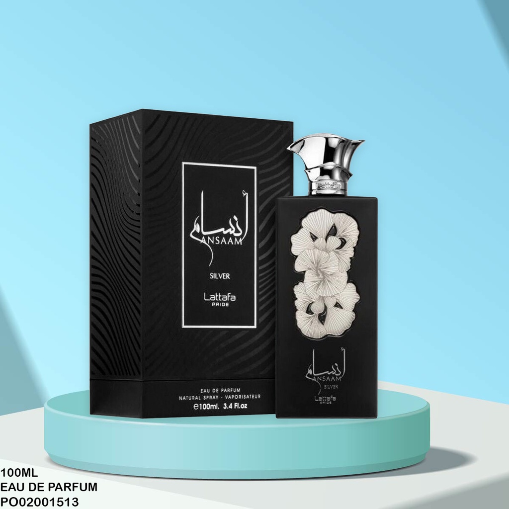 PERFUME LATTAFA PRIDE ANSAAM SILVER MEN 100ML EDP
