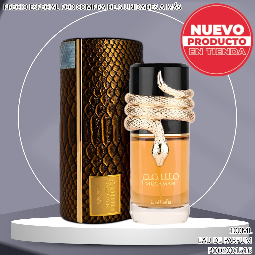 PERFUME MUSAMAM LATTAFA UNISEX EDP 100ML