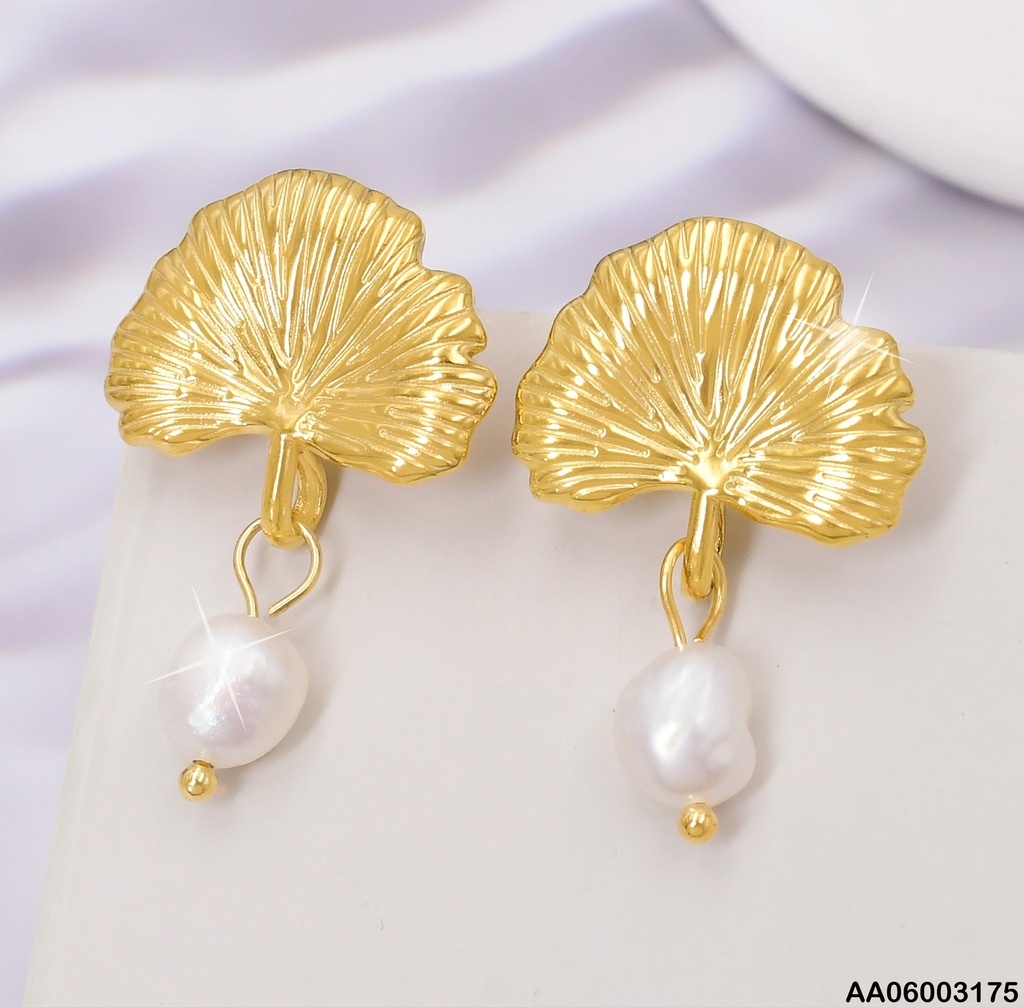 ARETE DOR OSTRA/PERLA COLGANTE EA1025-45
