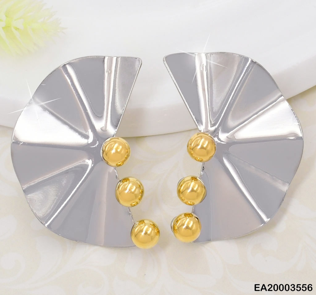 ARETES PLAT.MEDIO ABANICO LATERAL C/3🟡🟡🟡 VERT.EE2141-301