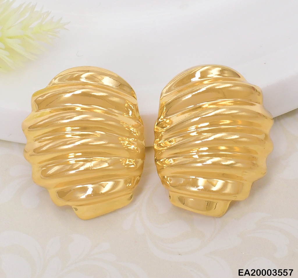 ARETES OVALOS C/LINEAS HORIZ. EE1890-301