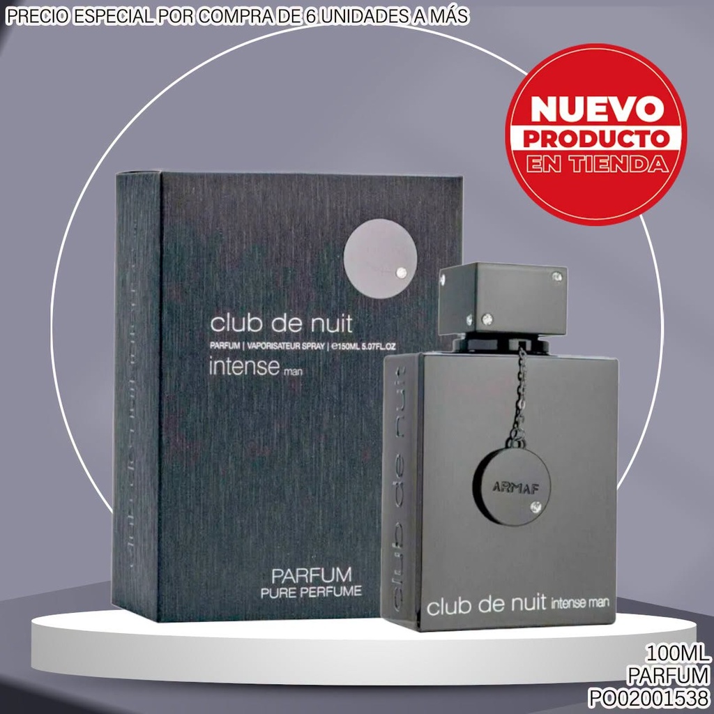 PERFUME CLUB DE NUIT INTENSE MAN PARFUM PURE PERFUME 150ML