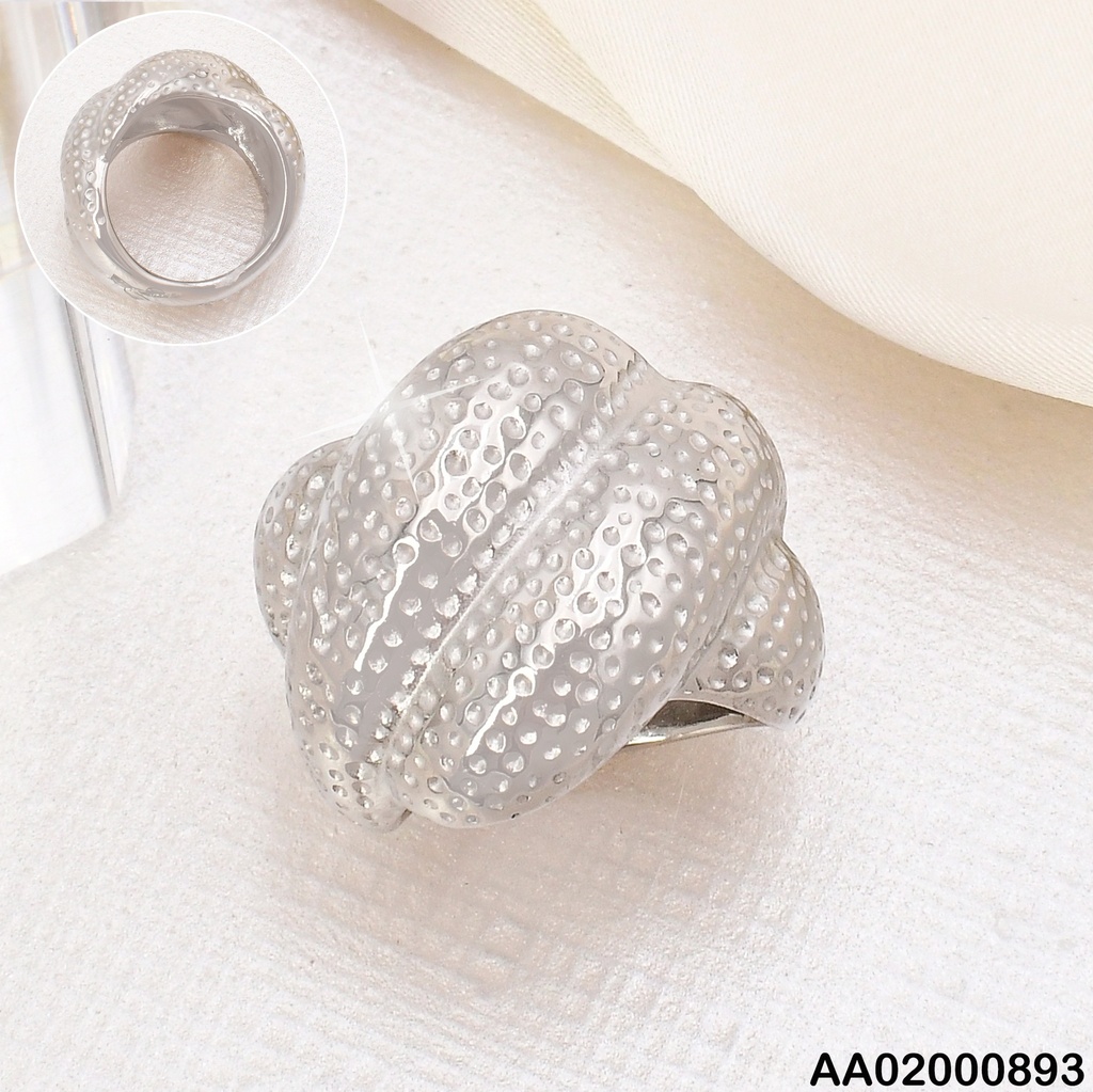 ANILLO PLAT GRAB. DIAGONALES PUNTEADO RA340-305