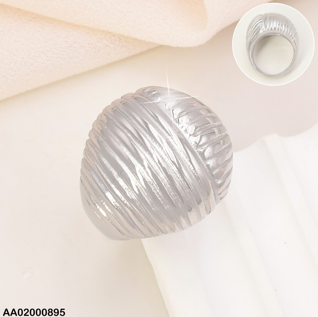 ANILLO PLAT. MITAD RAYAS HORIZ/VERTICAL RA342-305