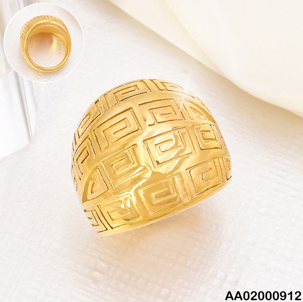 ANILLO DOR ESPIRAL EN CUADRADO RA359-305