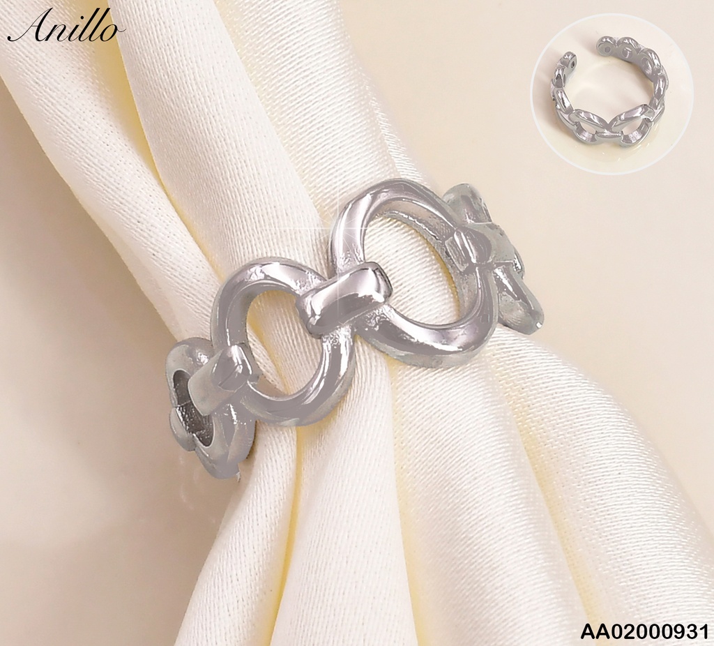 ANILLO PLAT CIRCULOS UNIDOS RA424-305