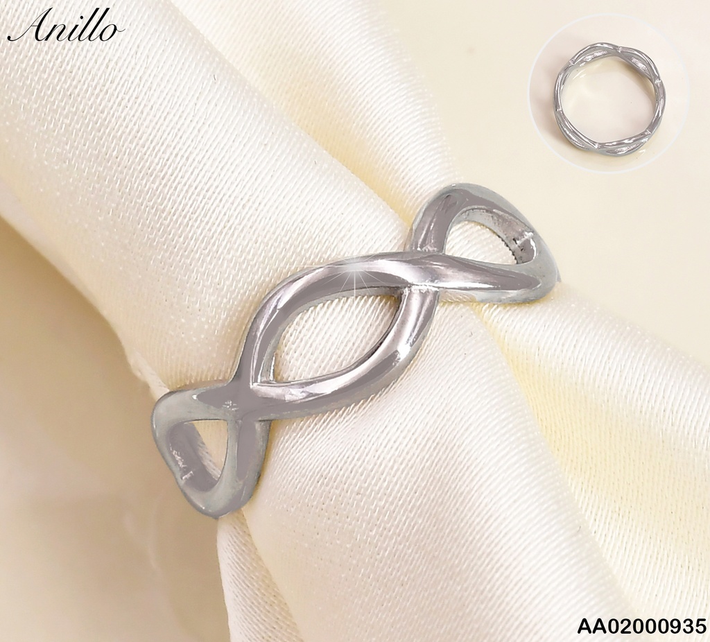 ANILLO PLAT INFINITO RA430-305