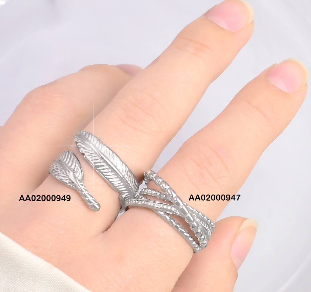 ANILLO AJUST. PLAT. DE PLUMA ENROLLADA RA444-305
