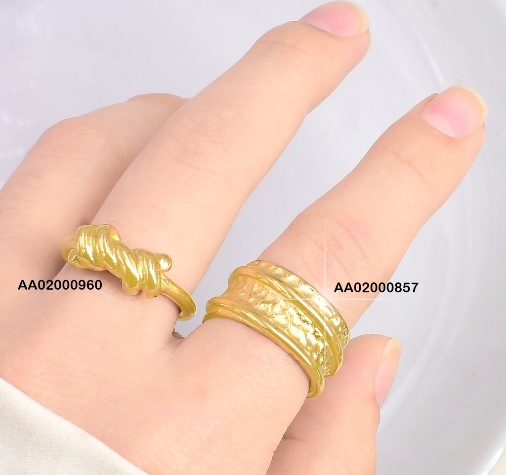 ANILLO DOBLE NUDO CENTRO RA451-305