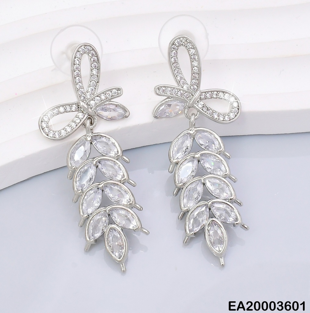 ARETE PLAT LAZO ZIRC/HOJITAS COLGANTES EE1070-6