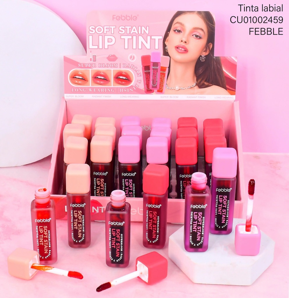 TINTA LABIAL SOFT STAIN FEBBLE FBC046 SURTIDOS