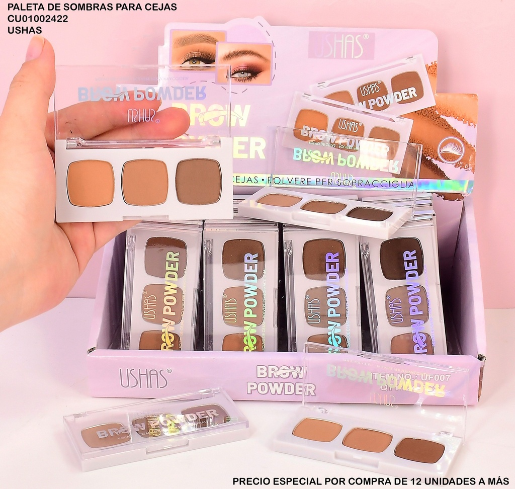 PAETA 3 GLAMOUR DE CEJAS USHAS UF007
