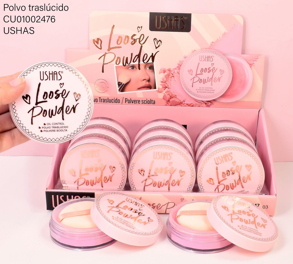 POLVO TRASLUCIDO LOVE USHAS UF047(03)