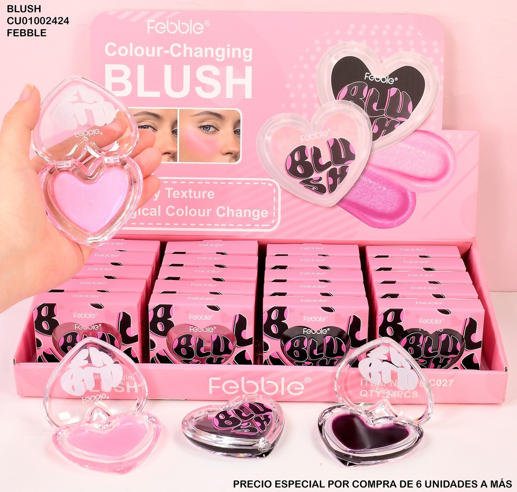 BLUSH EN FORMA DE CORAZON FEBBLE FBC027