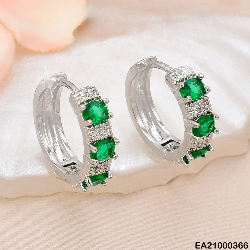 ARGOLLA PLAT ZIRC VERDES EE992-3