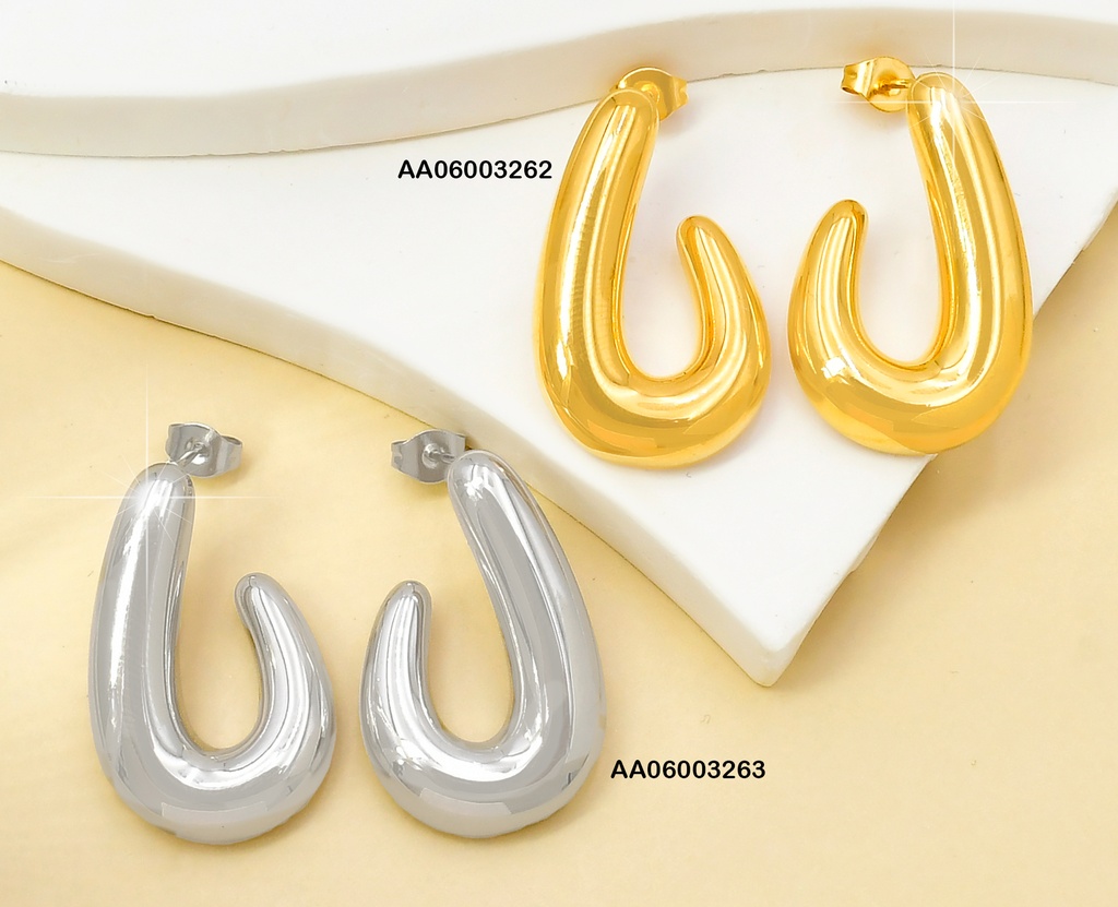 ARETE PLAT "J" INFLADA LISA 085034-113