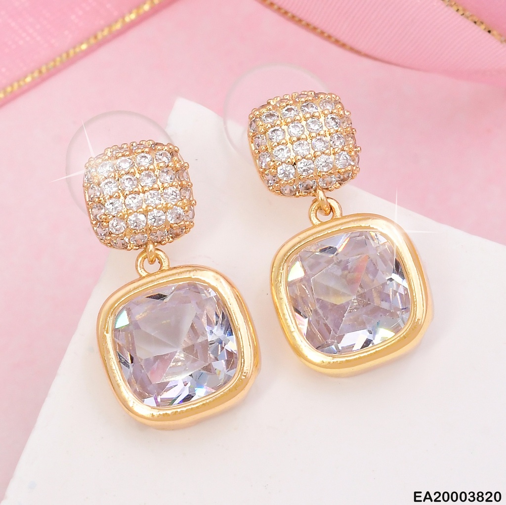 ARETES CUADRO PQ.ZIRC/ZIRC.CUADRADA K2146