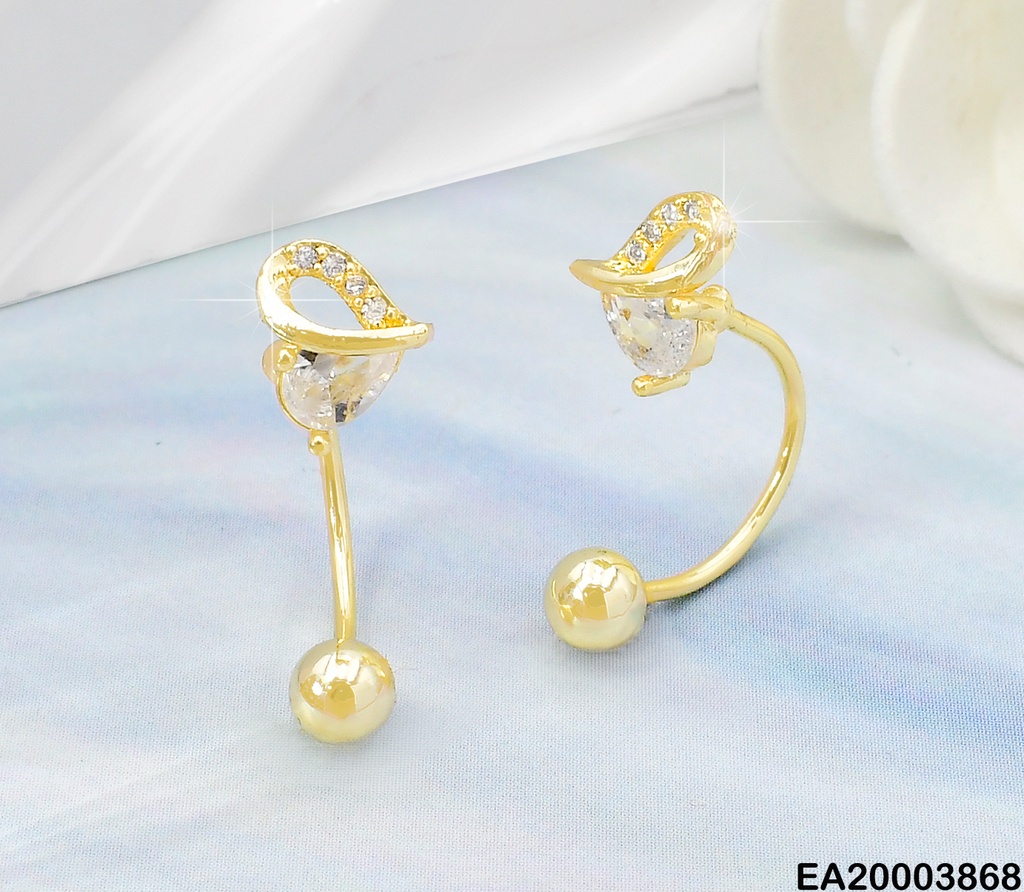 ARETES TELEFONO MITAD CROQUI ZIRC/ZIRC/PELOTITA/ D/P  K4802-223
