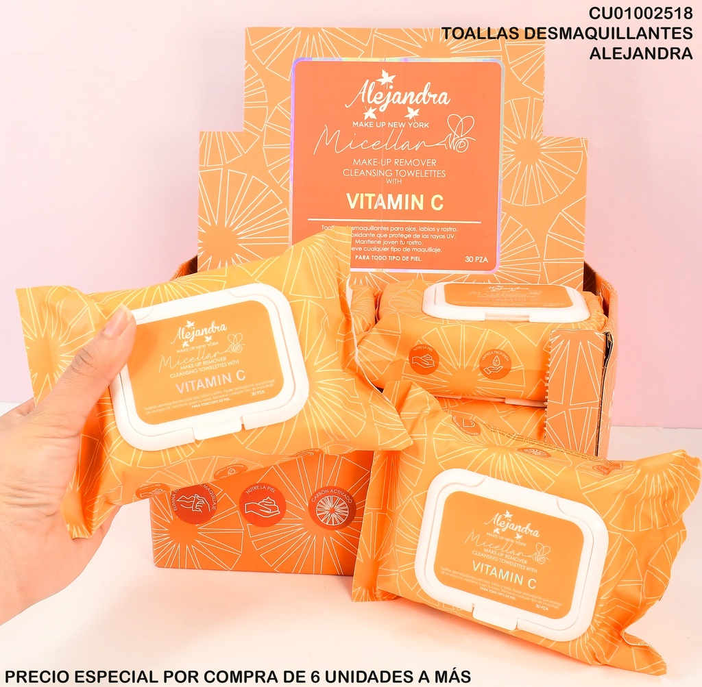 TOALLAS ALEJANDRA ALE-B  VITAMIN C