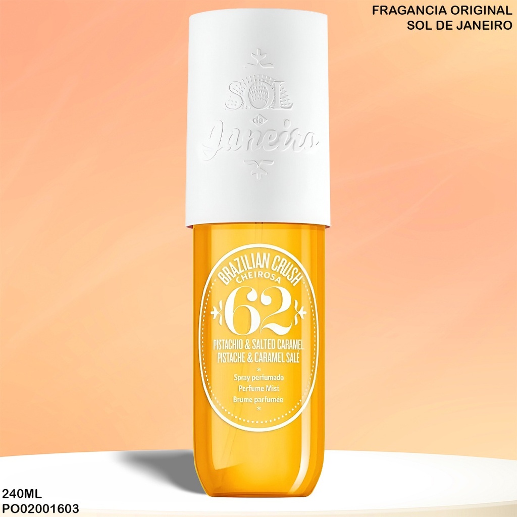 PERFUMES SOL DE JANEIRO BRAZILIAN CRUSH CHEIROSA FRAGANCIA 62 240ML
