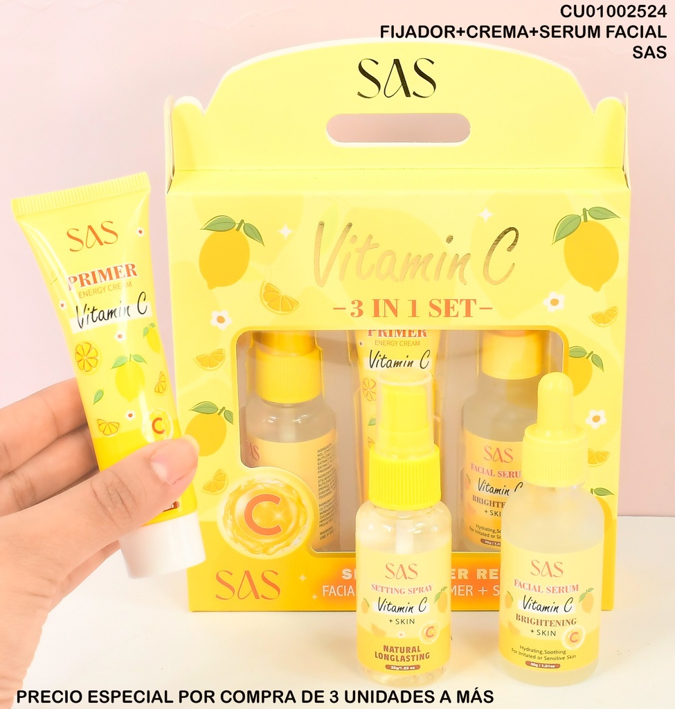 SET CUIDADO FACIAL VITAMINA C  (SAS) SAH077