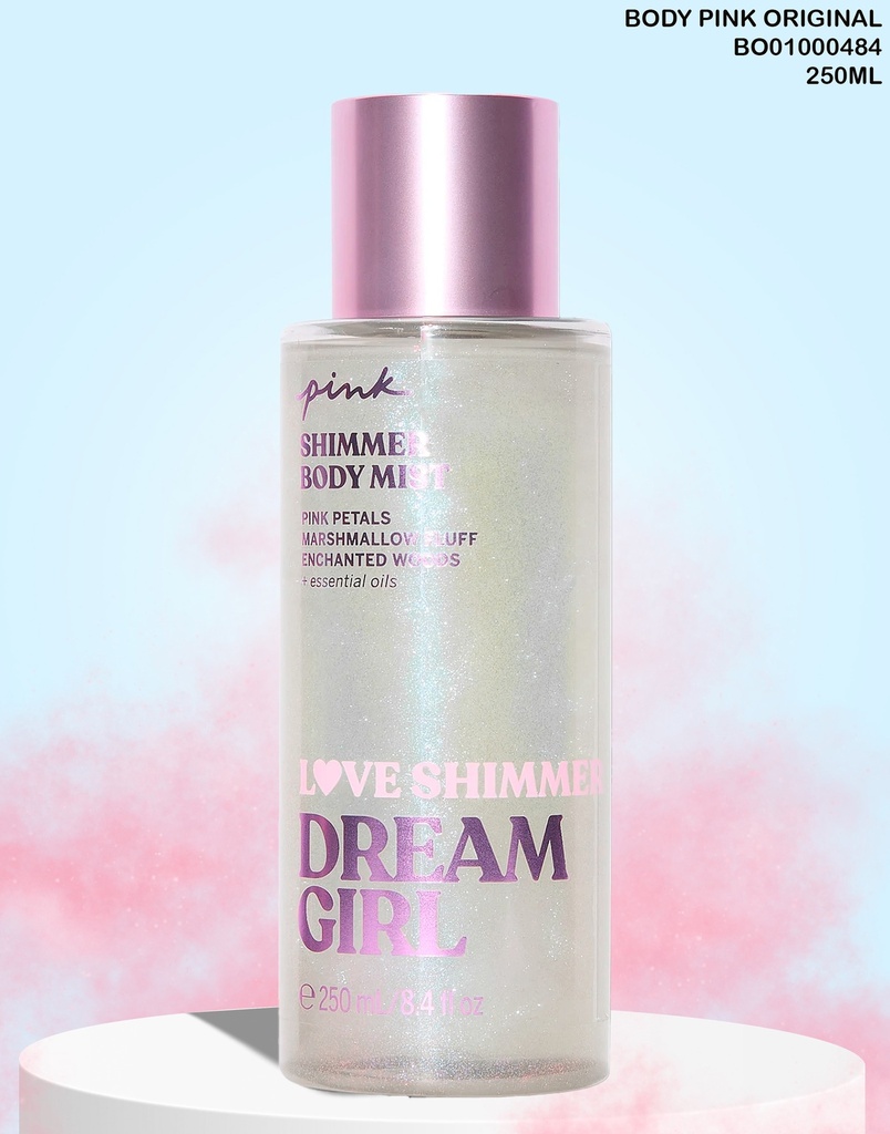 BODY MIST PINK SHIMMER DREAM GIRL 250ML